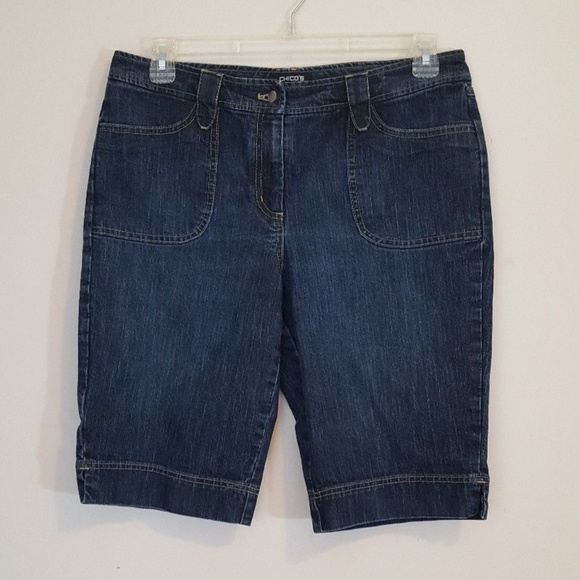 chicos denim shorts